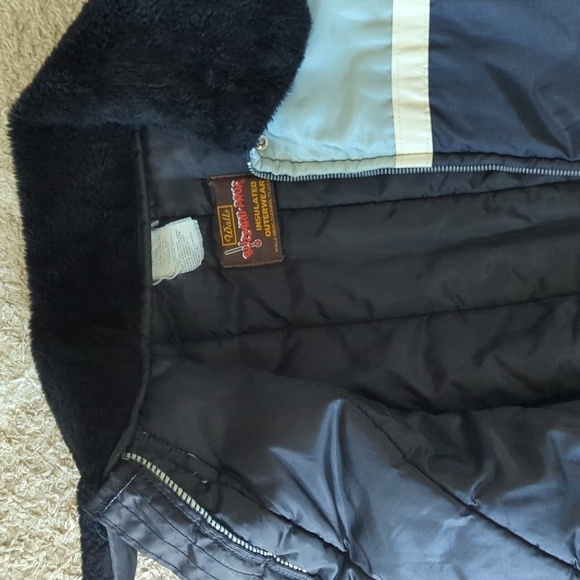 Vtg Walls Blizzard Pruf insulated outerwear belted warm winter parka jacket sz L - Picture 5 of 11